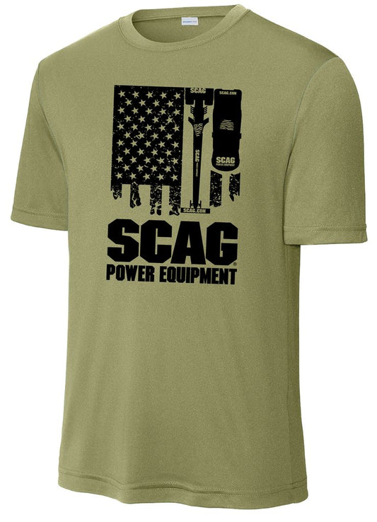 Scag Power Equipment Men's Short Sleve Tee - Flag